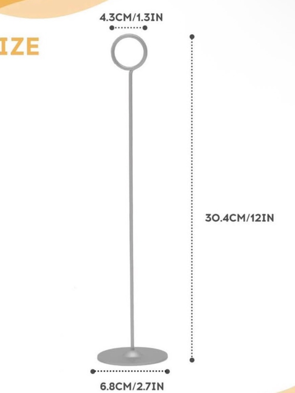 Set of 32 Tall Table Number Holders